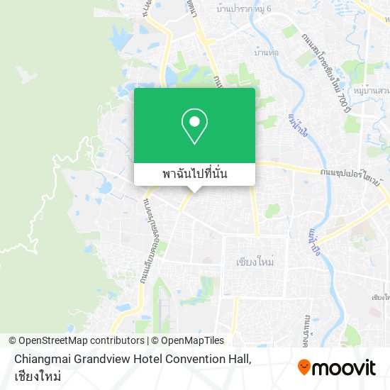 Chiangmai Grandview Hotel Convention Hall แผนที่
