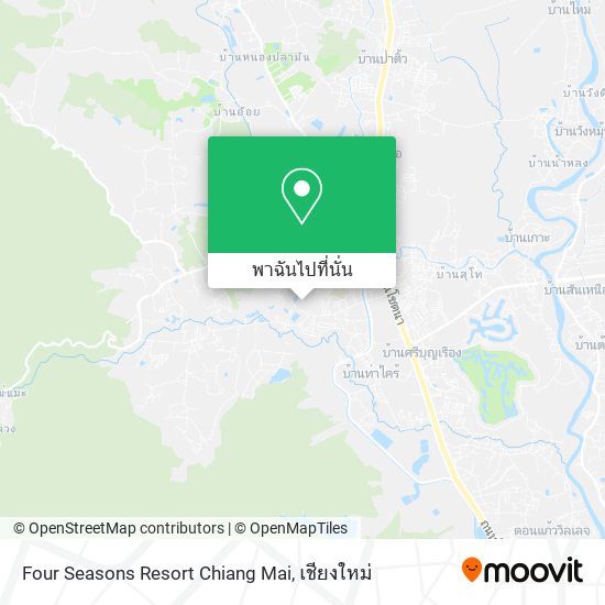 Four Seasons Resort Chiang Mai แผนที่