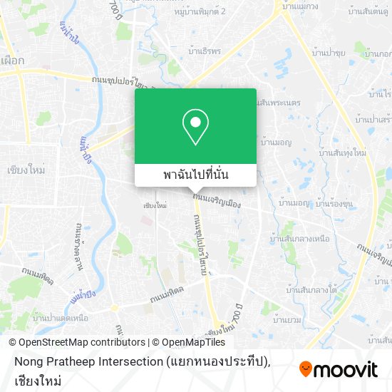 Nong Pratheep Intersection (แยกหนองประทีป) แผนที่