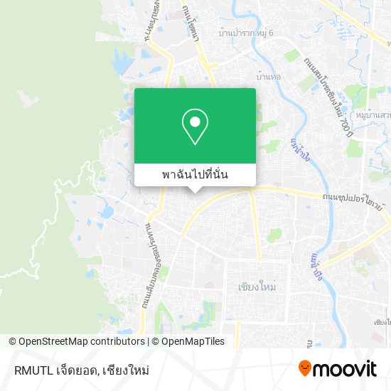 RMUTL เจ็ดยอด แผนที่