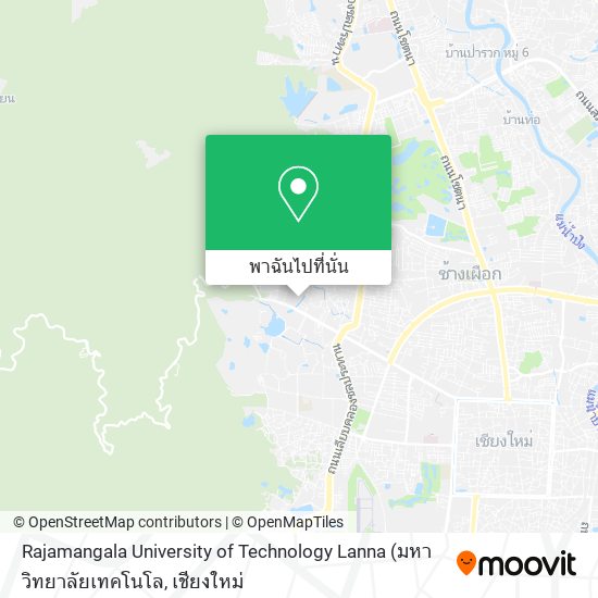 Rajamangala University of Technology Lanna แผนที่