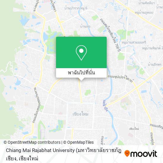 Chiang Mai Rajabhat University แผนที่