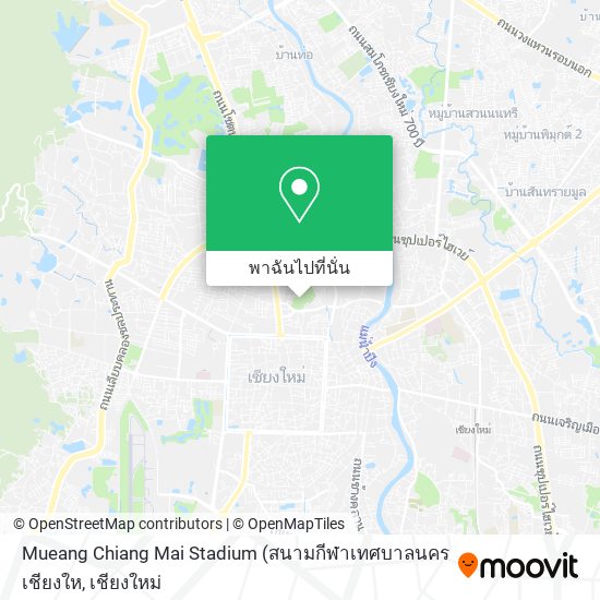 Mueang Chiang Mai Stadium แผนที่