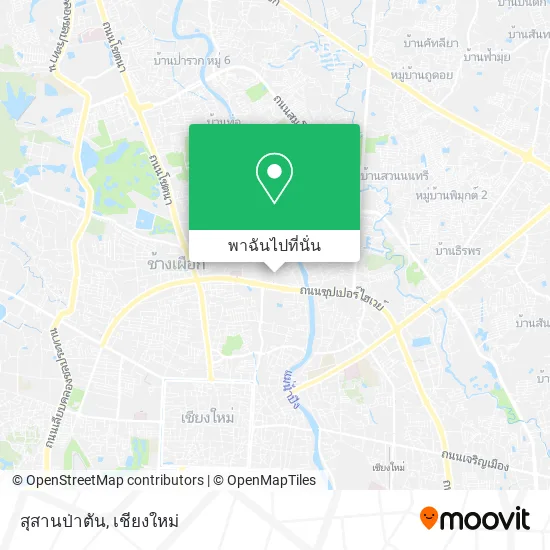 สุสานป่าตัน แผนที่