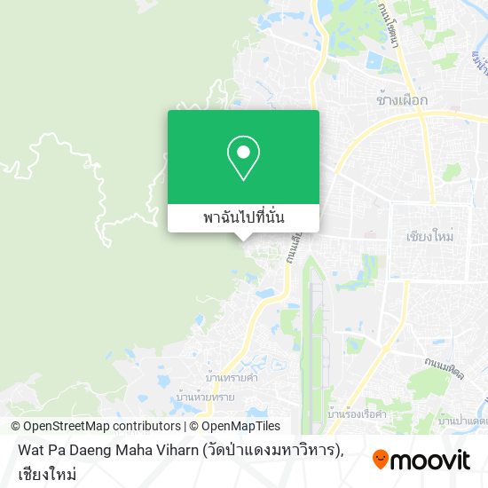 Wat Pa Daeng Maha Viharn (วัดป่าแดงมหาวิหาร) แผนที่