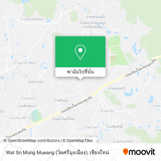 Wat Sri Mung Mueang (วัดศรีมุงเมือง) แผนที่
