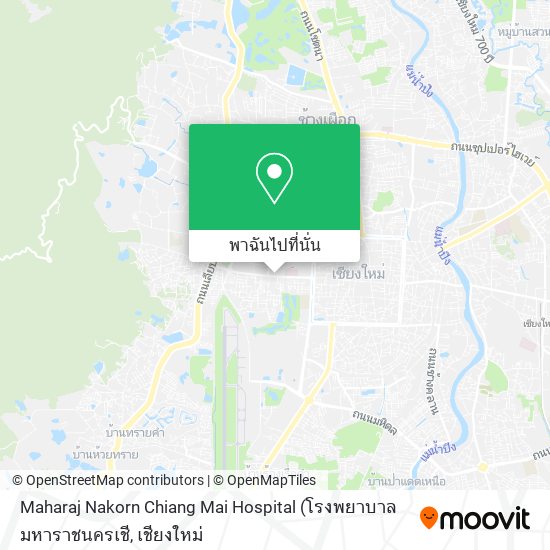Maharaj Nakorn Chiang Mai Hospital แผนที่