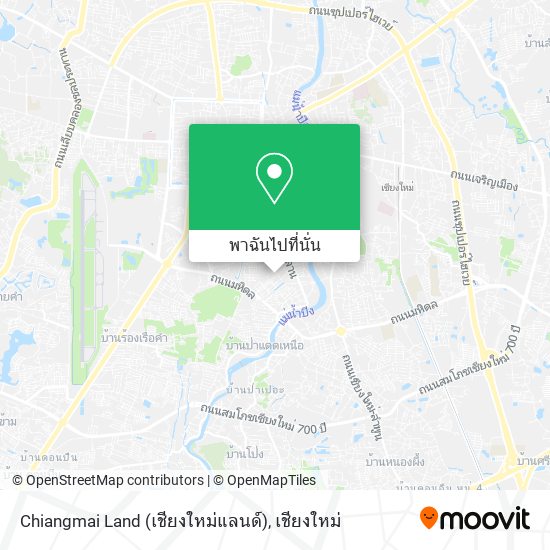 Chiangmai Land (เชียงใหม่แลนด์) แผนที่