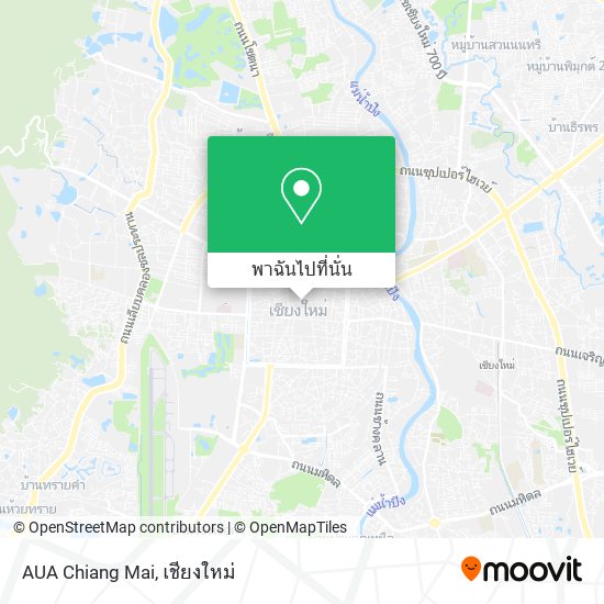 AUA Chiang Mai แผนที่