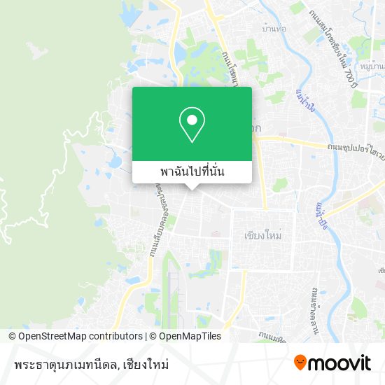 พระธาตุนภเมทนีดล แผนที่