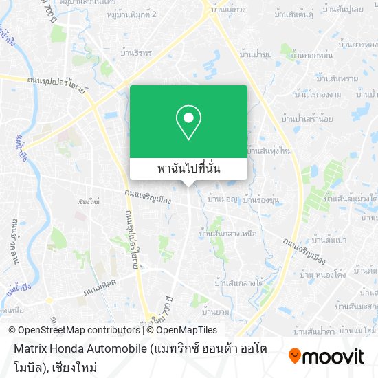 Matrix Honda Automobile (แมทริกซ์ ฮอนด้า ออโตโมบิล) แผนที่
