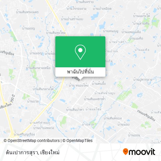ต้นเปาการสุรา แผนที่