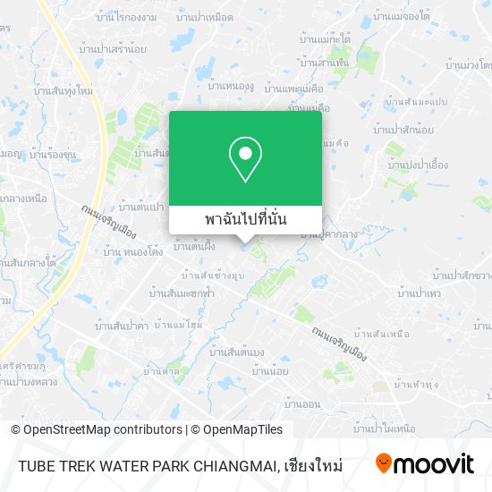 TUBE TREK WATER PARK CHIANGMAI แผนที่