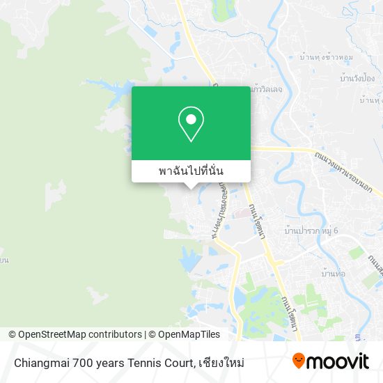 Chiangmai 700 years Tennis Court แผนที่