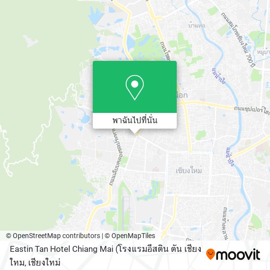Eastin Tan Hotel Chiang Mai แผนที่