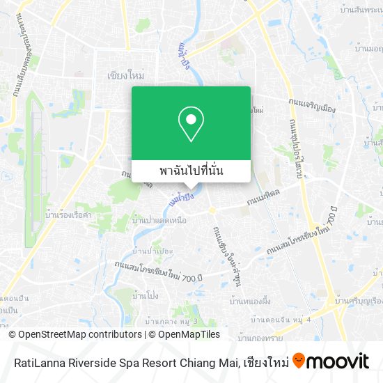 RatiLanna Riverside Spa Resort Chiang Mai แผนที่