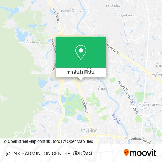 @CNX BADMINTON CENTER แผนที่