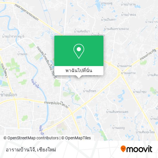อารามบ้านโจ้ แผนที่