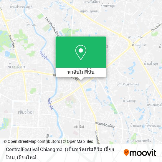 CentralFestival Chiangmai แผนที่