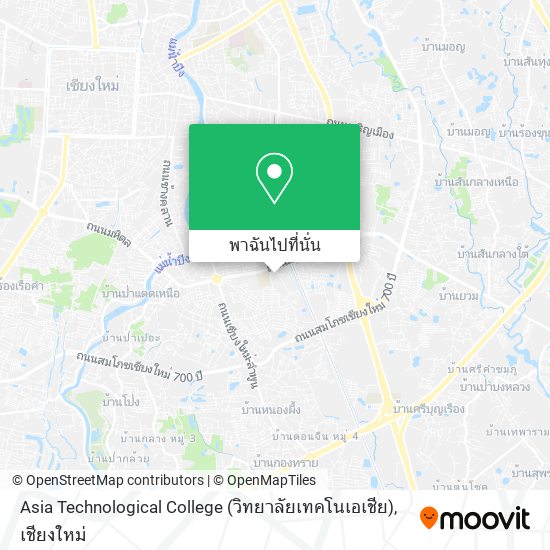 Asia Technological College (วิทยาลัยเทคโนเอเชีย) แผนที่