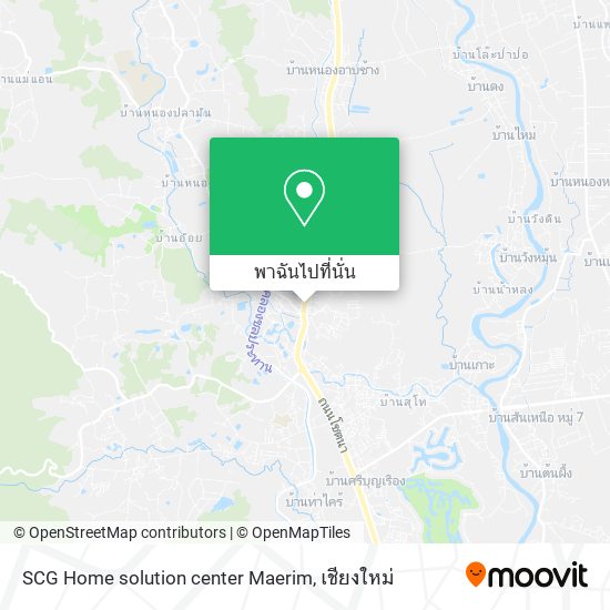 SCG Home solution center Maerim แผนที่