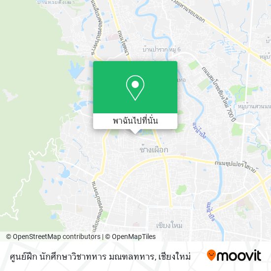 ศูนย์ฝึก นักศึกษาวิชาทหาร มณฑลทหาร แผนที่