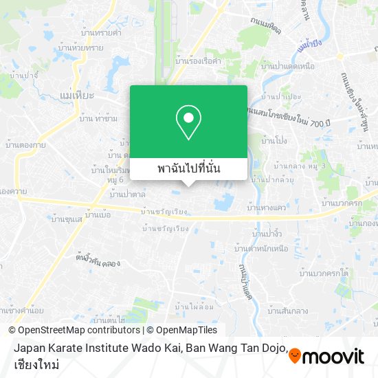 Japan Karate Institute Wado Kai, Ban Wang Tan Dojo แผนที่