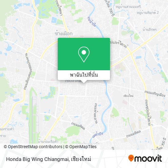 Honda Big Wing Chiangmai แผนที่