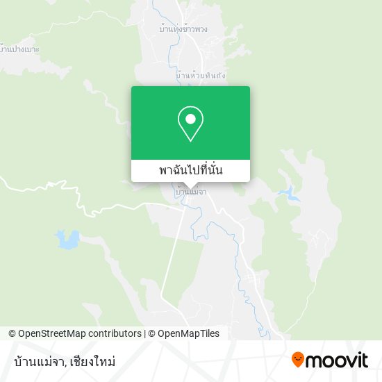 บ้านแม่จา แผนที่