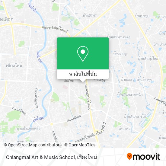 Chiangmai Art & Music School แผนที่