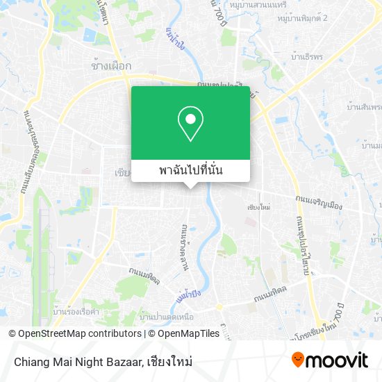 Chiang Mai Night Bazaar แผนที่