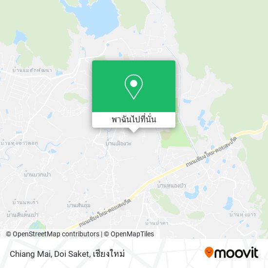 Chiang Mai, Doi Saket แผนที่