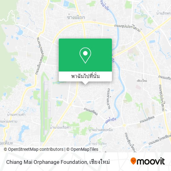 Chiang Mai Orphanage Foundation แผนที่