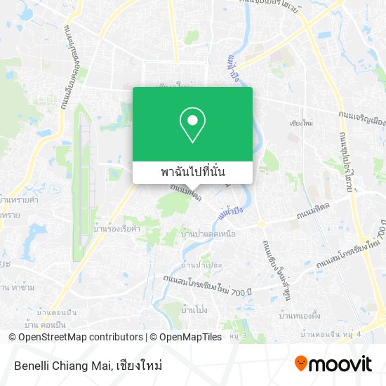 Benelli Chiang Mai แผนที่