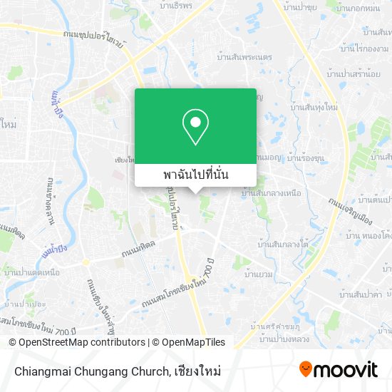 Chiangmai Chungang Church แผนที่