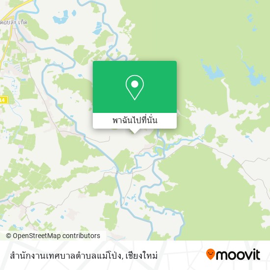 สำนักงานเทศบาลตำบลแม่โป่ง แผนที่