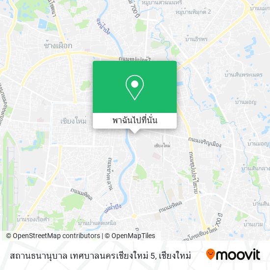 สถานธนานุบาล เทศบาลนครเชียงใหม่ 5 แผนที่