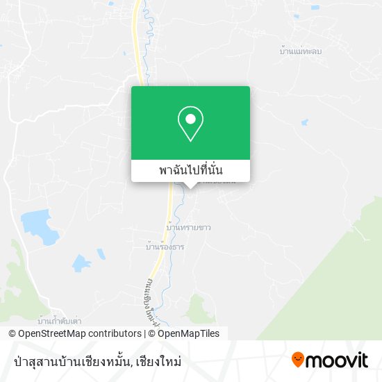 ป่าสุสานบ้านเชียงหมั้น แผนที่