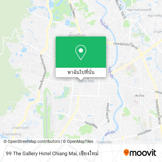 99 The Gallery Hotel Chiang Mai แผนที่