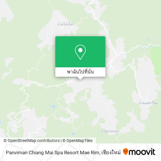 Panviman Chiang Mai Spa Resort Mae Rim แผนที่