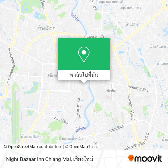 Night Bazaar Inn Chiang Mai แผนที่