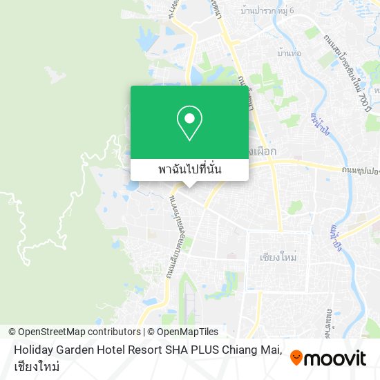 Holiday Garden Hotel Resort SHA PLUS Chiang Mai แผนที่