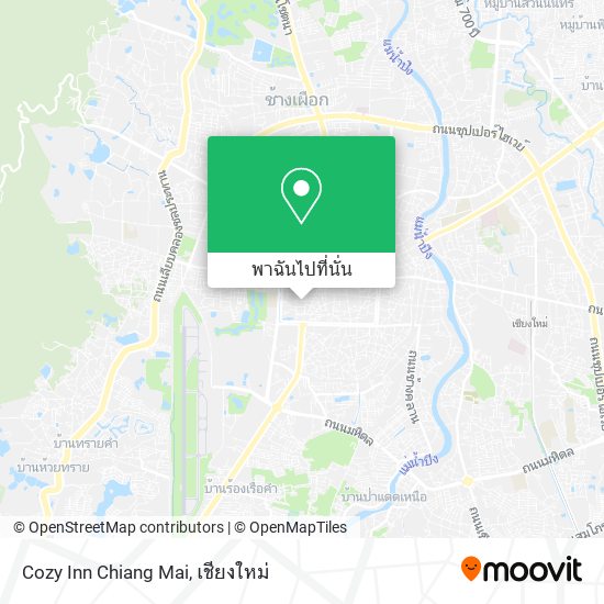 Cozy Inn Chiang Mai แผนที่