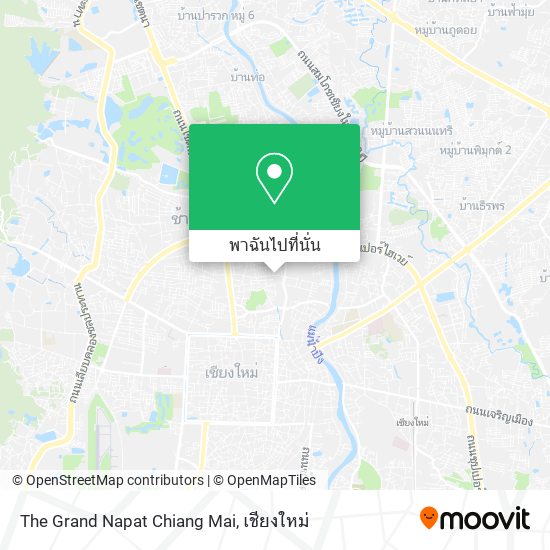 The Grand Napat Chiang Mai แผนที่