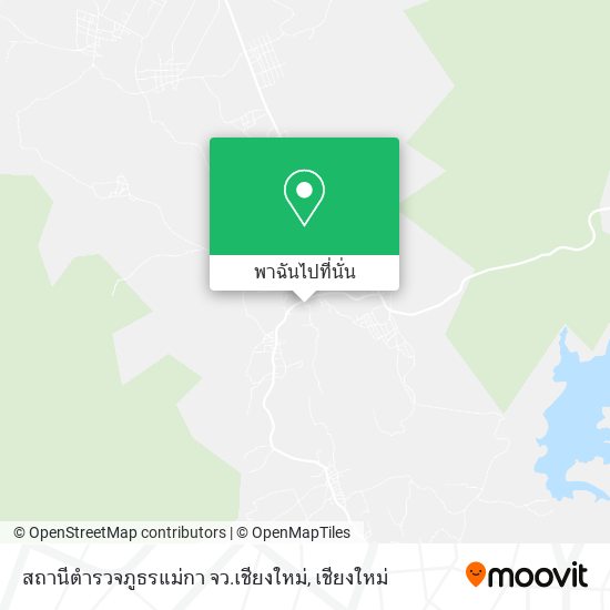 สถานีตำรวจภูธรแม่กา จว.เชียงใหม่ แผนที่