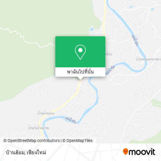 บ้านฮ้อม แผนที่