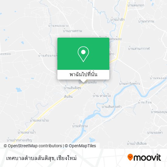 เทศบาลตำบลสันติสุข แผนที่