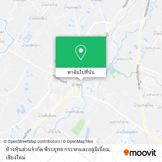 ห้างหุ้นส่วนจำกัด พีระยุทธ กระจกและอลูมิเนียม แผนที่