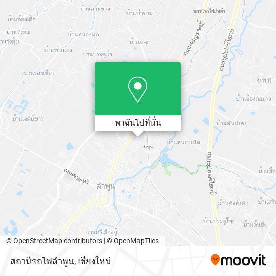 สถานีรถไฟลำพูน แผนที่