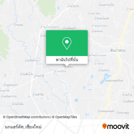 นกแฮร์คัท แผนที่
